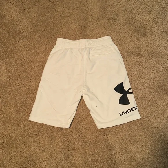 White Athletic Under Armour Shorts - Picture 3 of 3